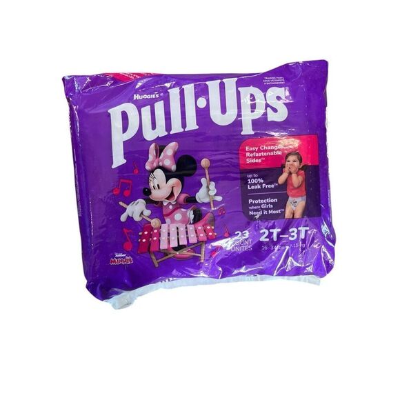 Pull-Ups Huggies Training Pants Disney Junior Minnie 2T-3T (16-34 lbs) 23 - Picture 2 of 2